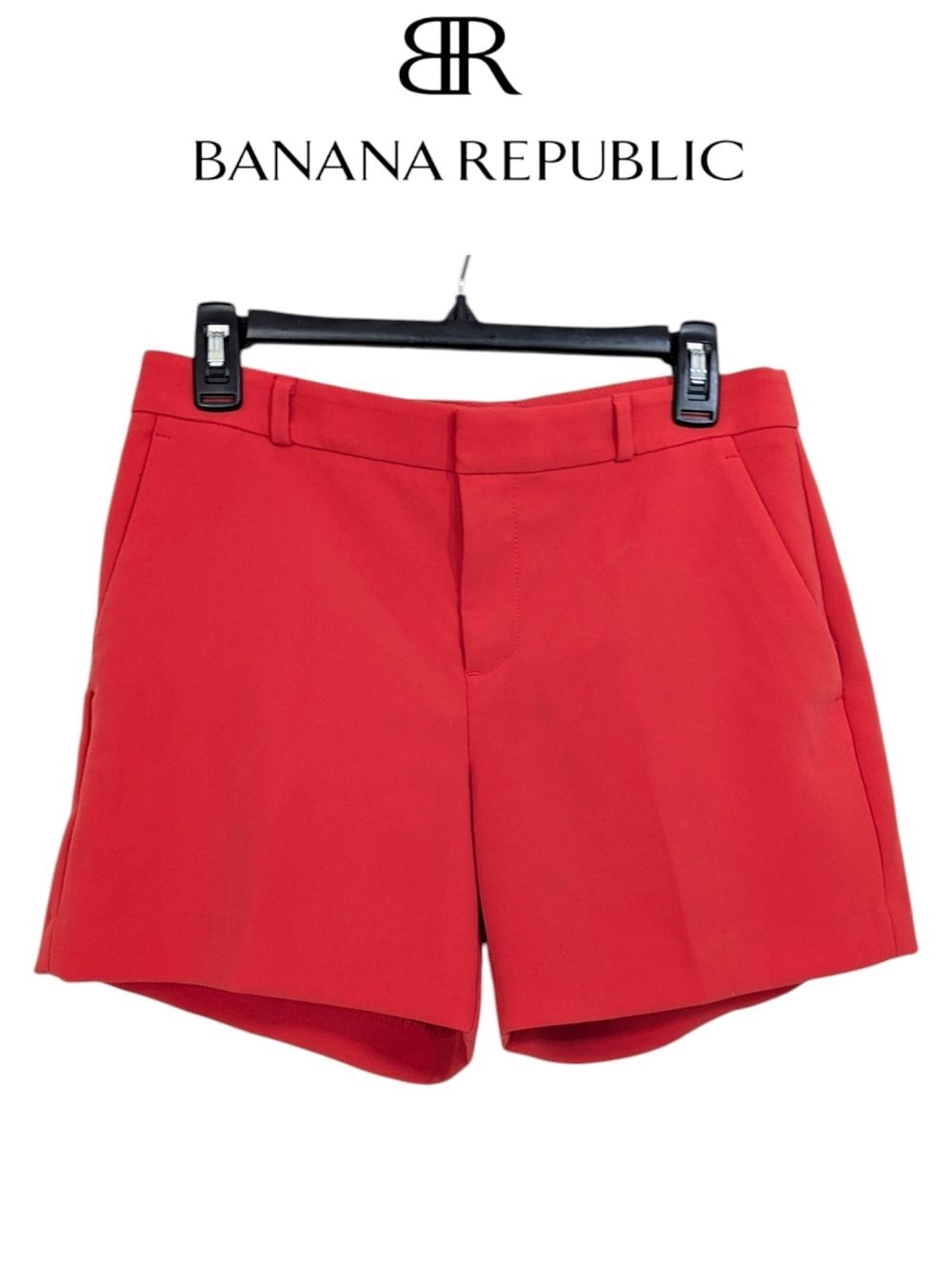 Banana Republic Coral Red Shorts - Size 2 Womens